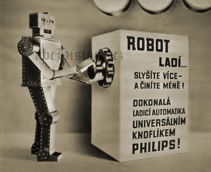 robot a reklama firmy Philips